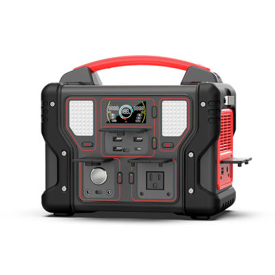 Güneş Paneli ile 300 W Küçük Güneş Jeneratörü, QC3.0 USB Çıkışı Açık Ev Acil Durum için Taşınabilir Şarj Güç Bankası