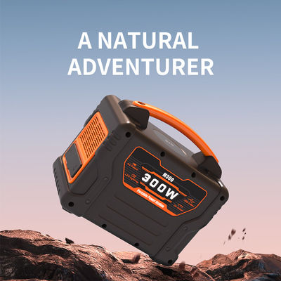 Güneş Paneli ile 300 W Küçük Güneş Jeneratörü, QC3.0 USB Çıkışı Açık Ev Acil Durum için Taşınabilir Şarj Güç Bankası