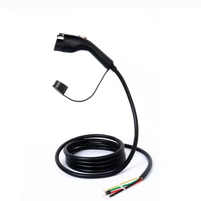 AC 110V-240V Elektrikli Araç Araç Şarj Kablosu 48Amp,11kW EV Şarj Kablosu Tip 1