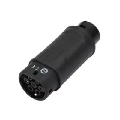 Type1 - Type2 Elektrikli Araç Şarj Adaptörü Dönüştürücü Konnektör EV Şarj Cihazı AC 250V