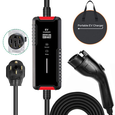 7KW EV Araç Şarj Cihazı Tip 2 Yeni Enerji Araç Şarj Yığın AC Ayarlanabilir Ev Kullanımı
