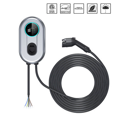 Tip 1 Wallbox Elektrikli Araç Şarj İstasyonu 8-40A Ayarlanabilir, Ac EV Şarj Cihazı 9.6kw
