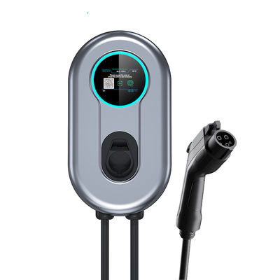 Tip 1 Wallbox Elektrikli Araç Şarj İstasyonu 8-40A Ayarlanabilir, Ac EV Şarj Cihazı 9.6kw