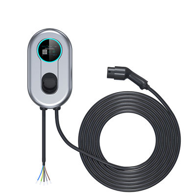 Elektrikli Araba 32A 7.36KW 1 Fazlı LCD İçin Tip 2 Wallbox Ev EV Şarj Yığını