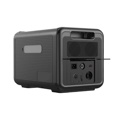 AC 1200W Girişli Taşınabilir Güç İstasyonu, Güneş Panelli Güneş Jeneratörü Mevcut LCD Ekran