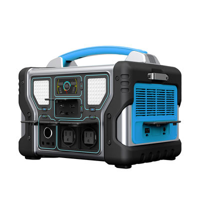 Mavi 1000W Kampçılık 1000W Lifepo4 Taşınabilir Güç İstasyonu Jeneratör Hava Durumu 1008Wh Elektrik