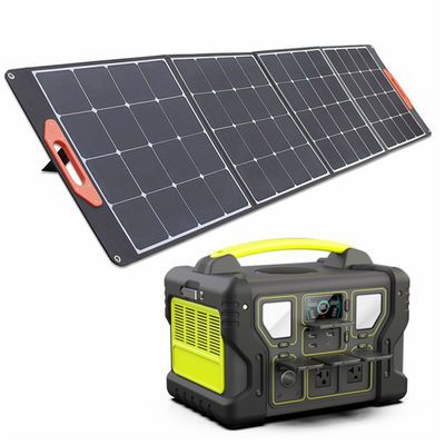 Güneş Paneli Su Geçirmez Yenileme ile LCD Ekran 300W / 500W / 700W / 1000W Taşınabilir Güç İstasyonu