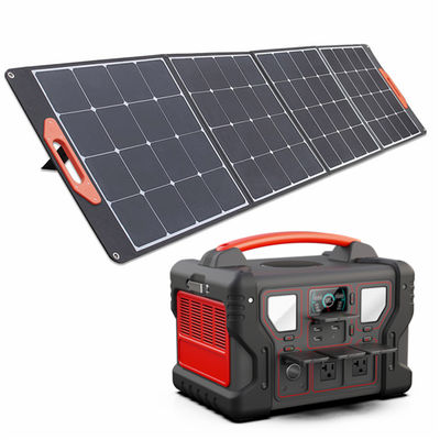 Güneş Paneli LCD Ekranlı Taşınabilir Güç İstasyonu Jeneratörü 300W ila 1000W UL Li-Ion Ev Yedek Pil