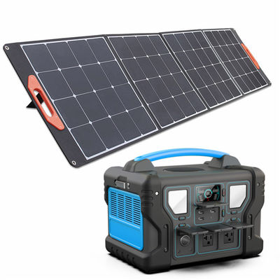 Güneş Paneli LCD Ekranlı Taşınabilir Güç İstasyonu Jeneratörü 300W ila 1000W UL Li-Ion Ev Yedek Pil
