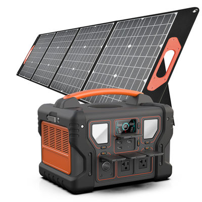 Güneş Paneli LCD Ekranlı Taşınabilir Güç İstasyonu Jeneratörü 300W ila 1000W UL Li-Ion Ev Yedek Pil