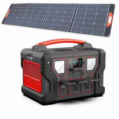 300W/500W/700W/1000W Taşınabilir Güç Pil Bankası İstasyon Şarj Cihazı AC Solar Jeneratör Lityum %10~%90 Çalışma Nemi